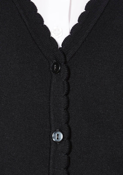 Scallop Edge Cardigan