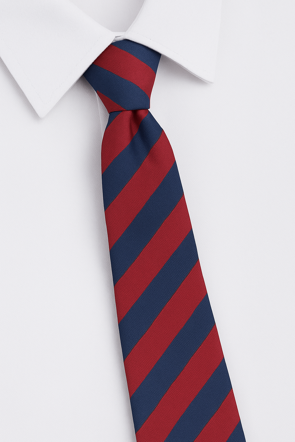 Westfield Primary School Tie featuring a neatly tied design with diagonal stripes, suitable for Holy Family Catholic Primary School uniform.