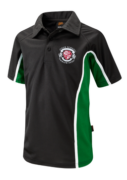 SPIRIT Sports Polo - Black/Emerald