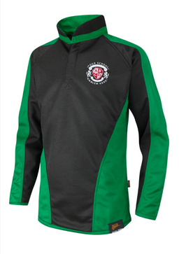 SPIRIT Fully Reversible Sports Top - Black/Emerald