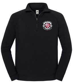 Zip Neck Sweatshirt - Black