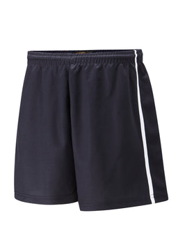 SPIRIT Panelled Sports Short - Navy Blue / White