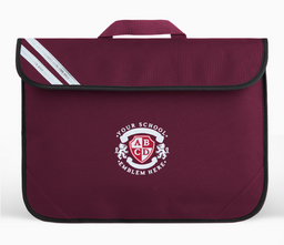 Infant Book Bag - Maroon