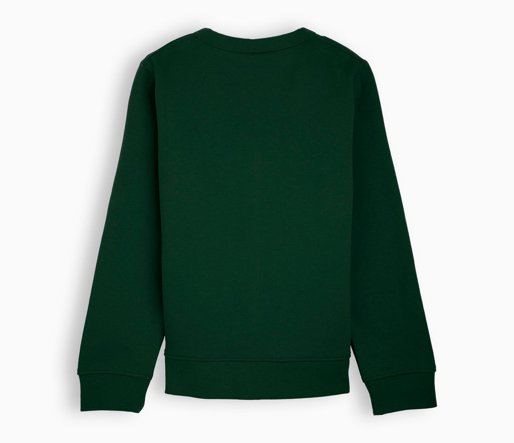 Round Neck Sweatshirt - Bottle Green