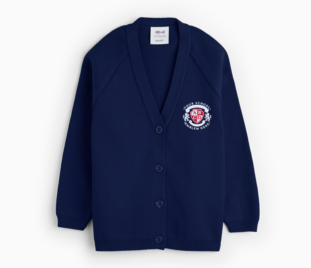 Knitted School Cardigan Navy Blue MyClothing – My Clothing