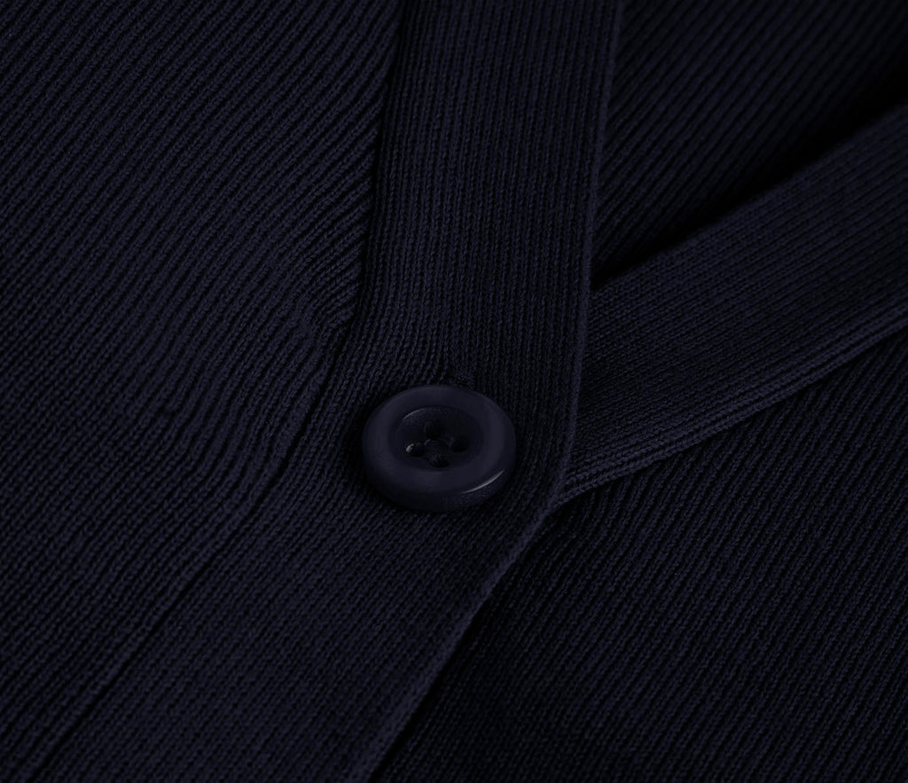 Knitted Cardigan - Navy