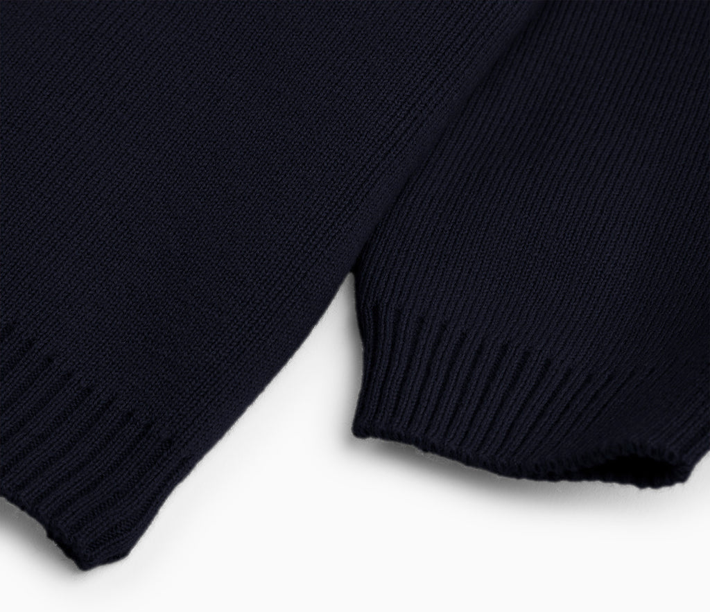 Knitted Cardigan - Navy