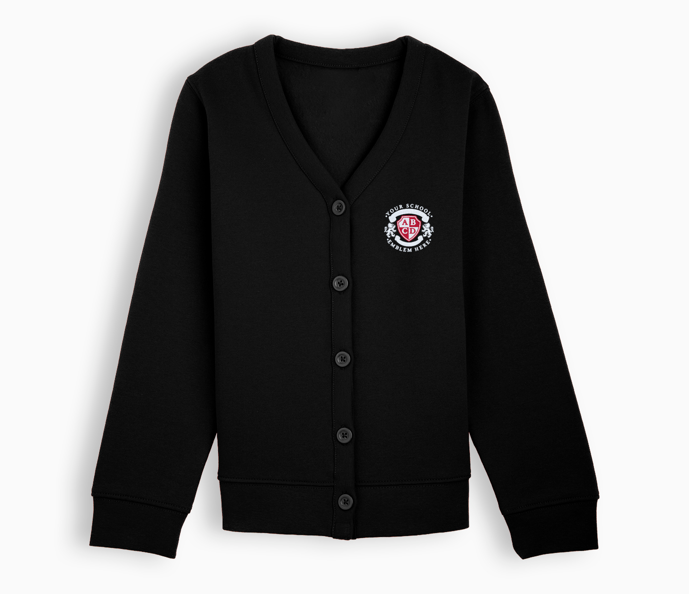 Black sales cardigan school