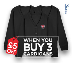 3 Pack - Jersey Cardigan - Black