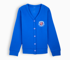 Jersey Cardigan Royal Blue My Clothing