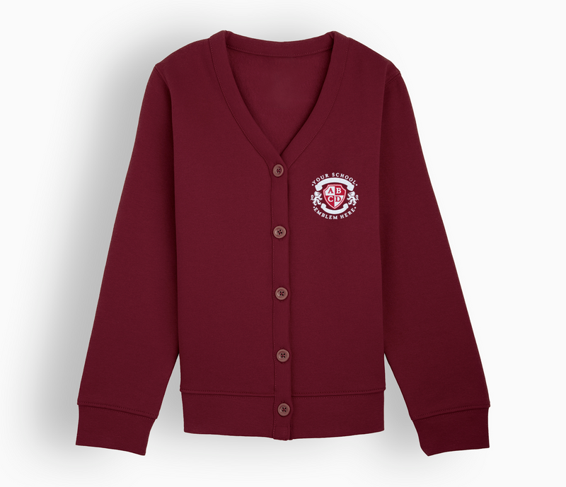 School Cardigans Embroidered Plain Uniforms MyClothing My Clothing