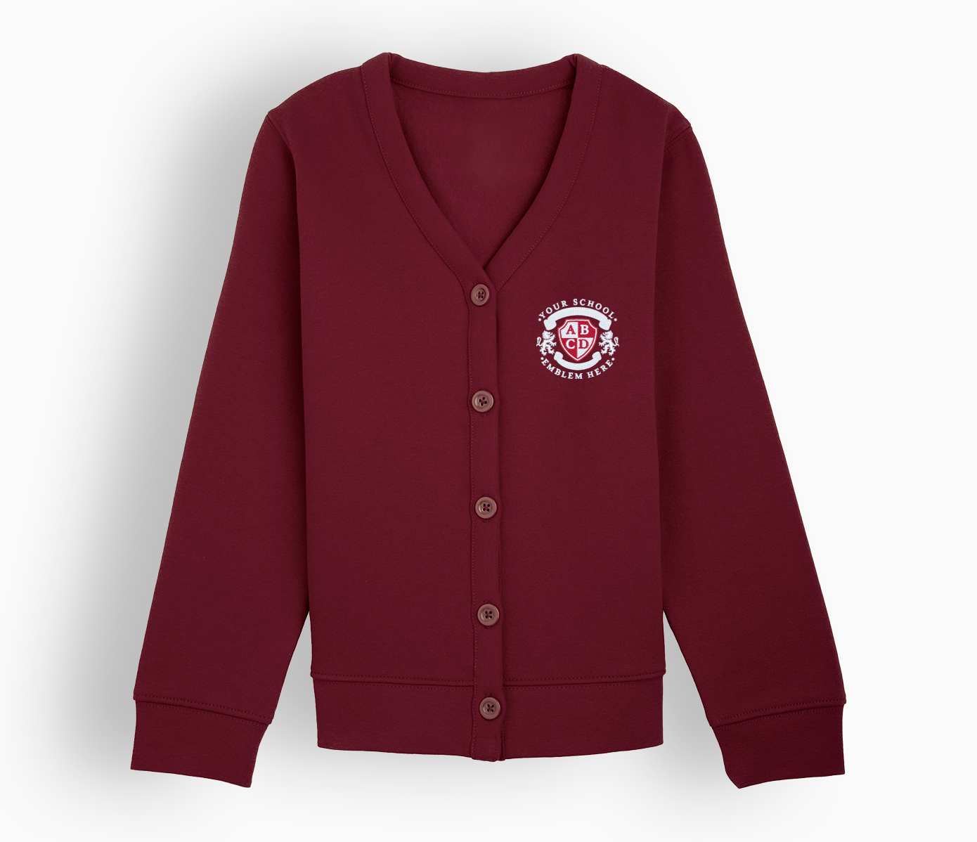 Jersey Cardigan Burgundy My Clothing