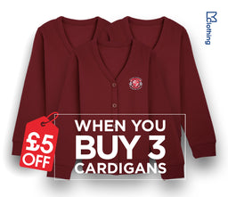 3 Pack - Jersey Cardigan - Claret