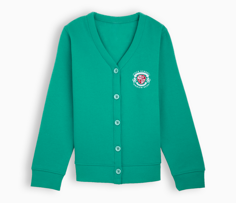 Jersey Cardigan - Jade Green