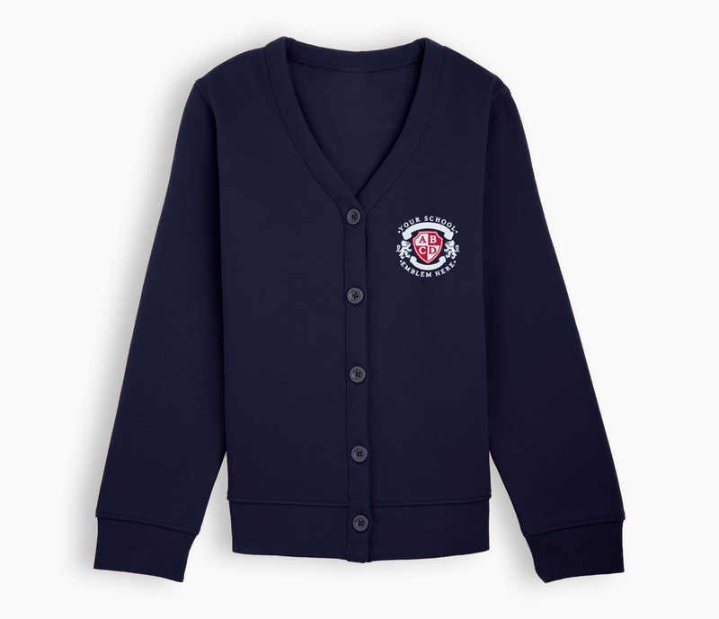 Jersey Cardigan - Navy Blue