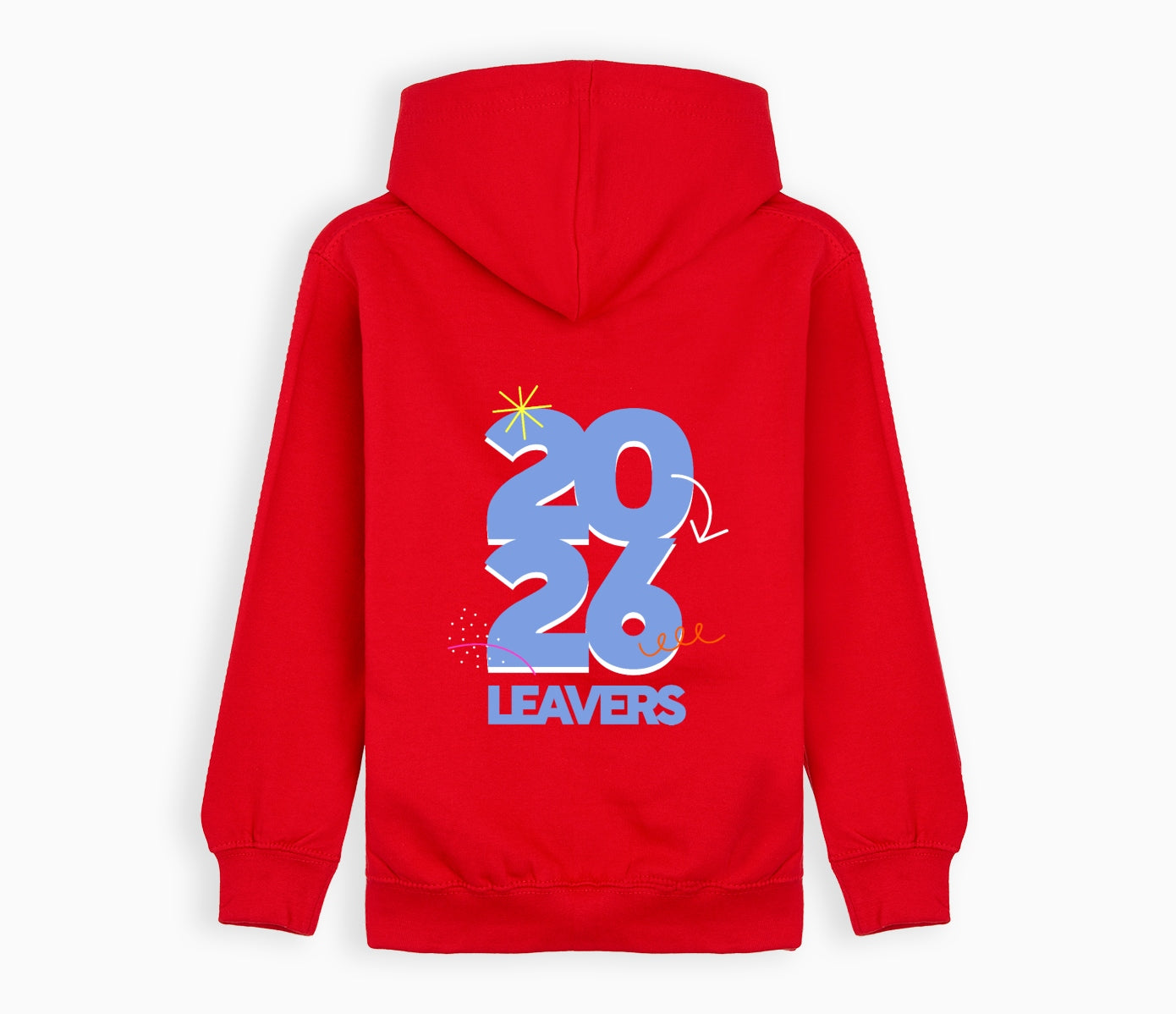 Leavers Hoodie 2026 - Red | MyClothing