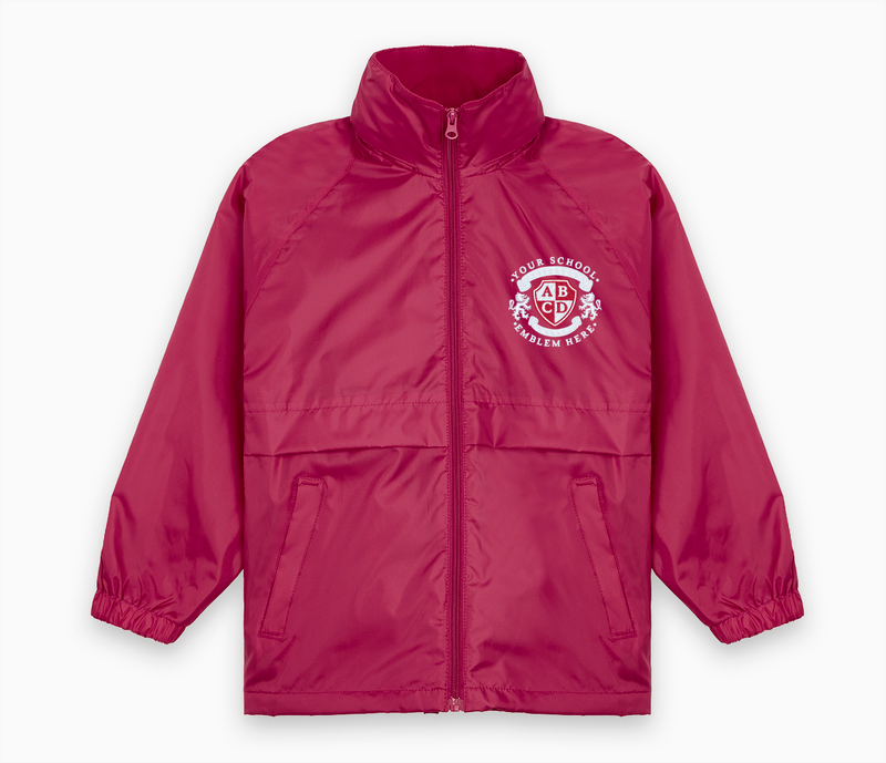 Microfleece Lined Jacket - Burgundy