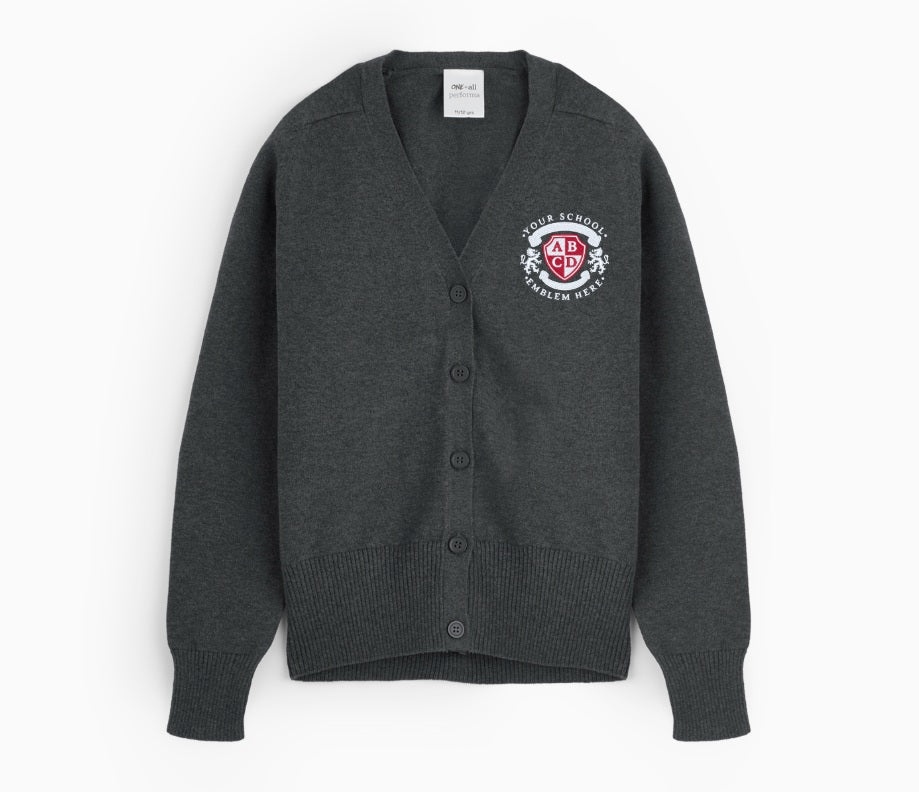 Cardigan Straight Edge - Grey