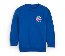 Round Neck Sweatshirt - Royal Blue