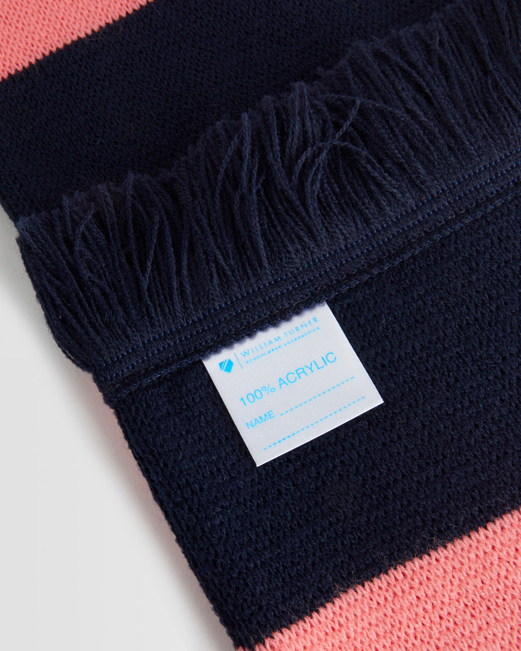 Navy/Pink Scarf