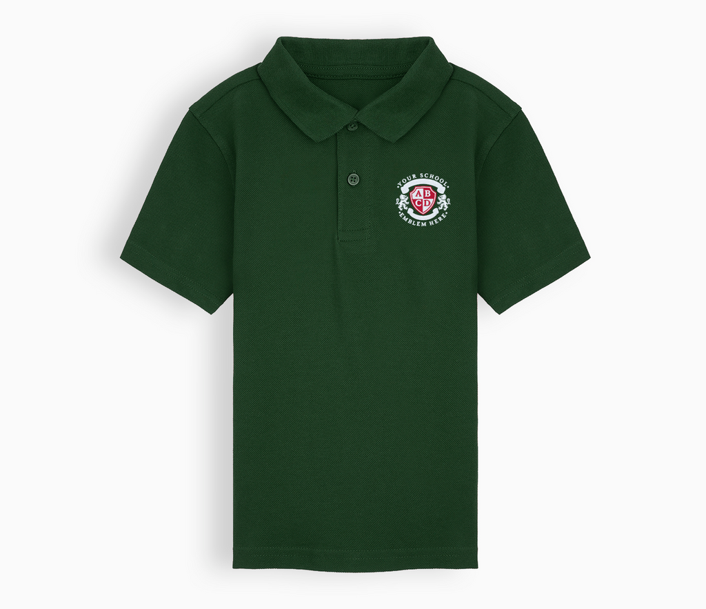 Bottle green polo outlet shirt