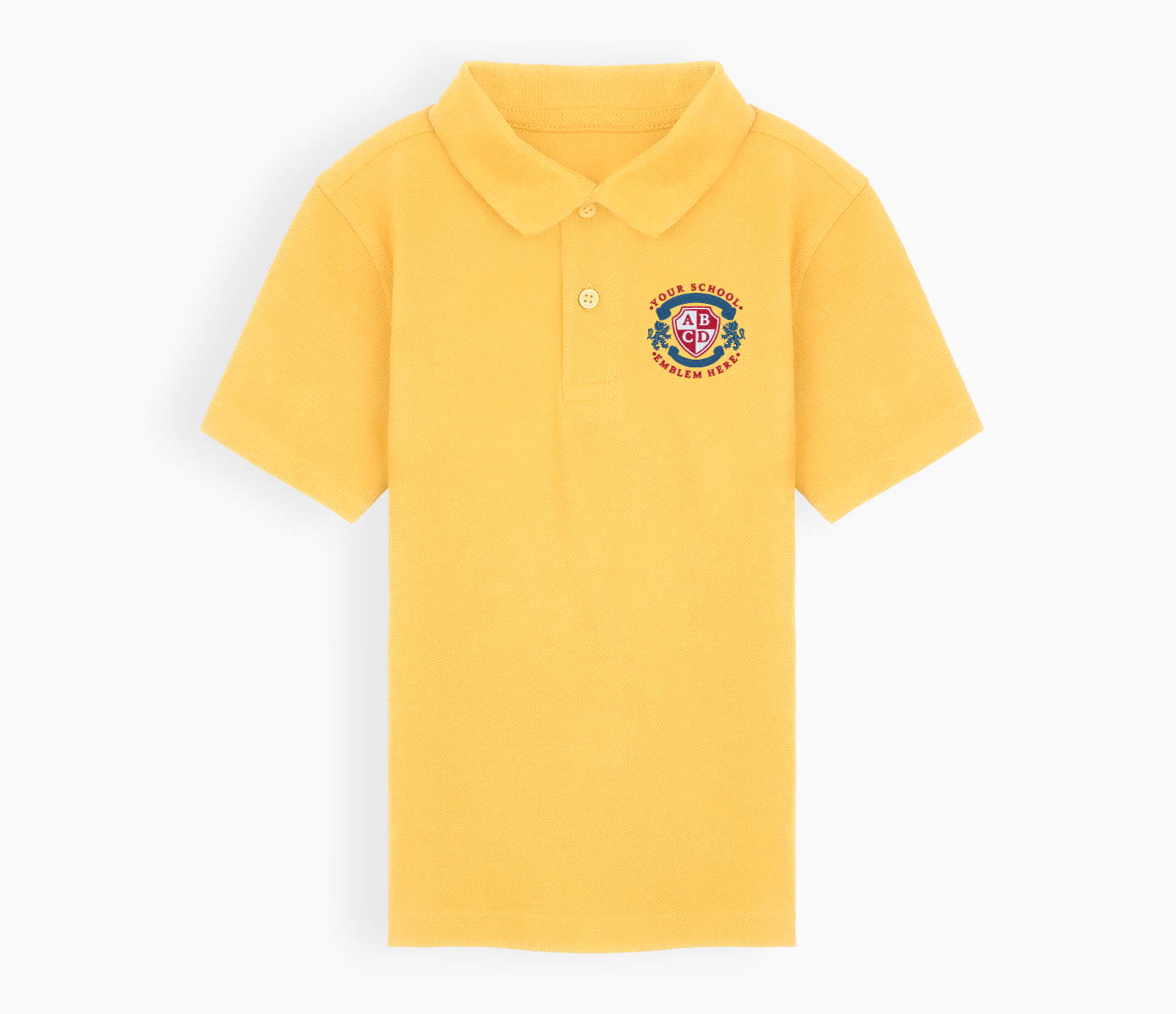 Brilliant Basics Kids Polo Shirt - Yellow - Size 4