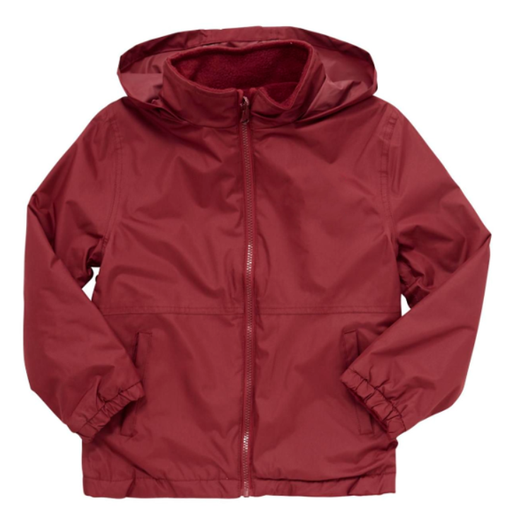 Plain Reversible Fleece Jacket Claret My Clothing