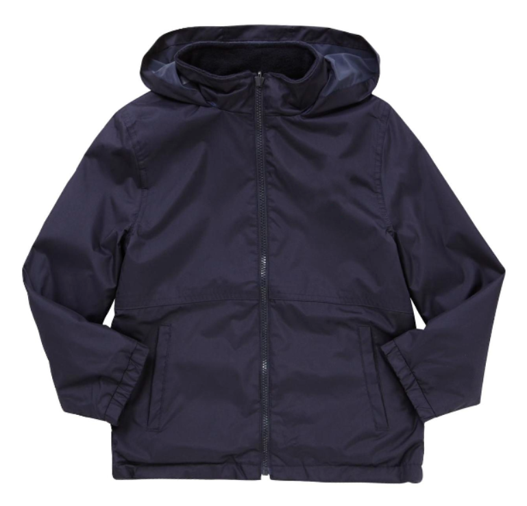 Plain Reversible Fleece Jacket - Navy