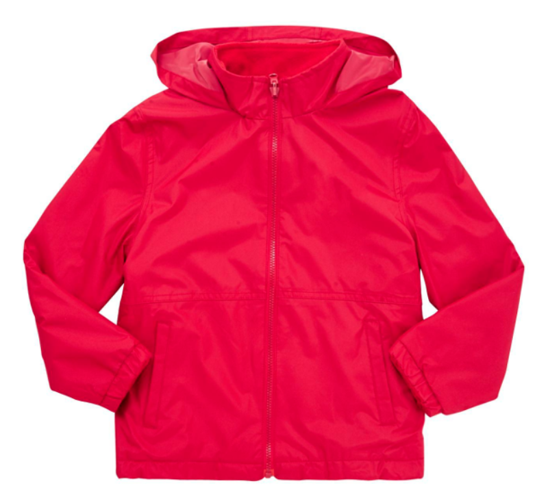 Plain Reversible Fleece Jacket - Red