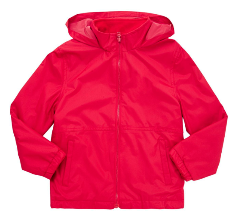 Plain Reversible Fleece Jacket Red My Clothing