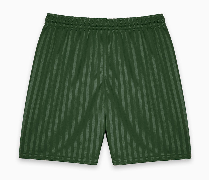 Shadow Stripe Shorts - Bottle Green