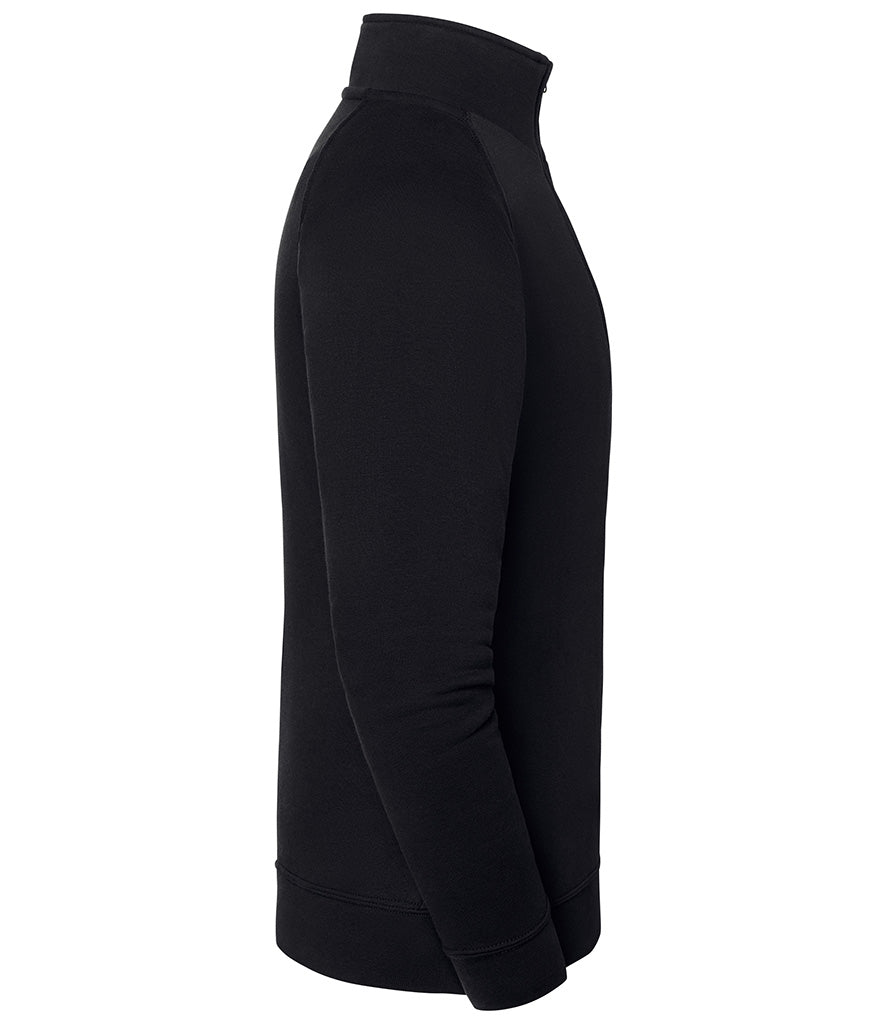 Zip Neck Sweatshirt - Black