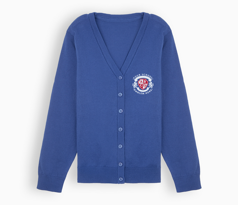 Lightweight Straight Edge Cardigan - Bright Royal Blue