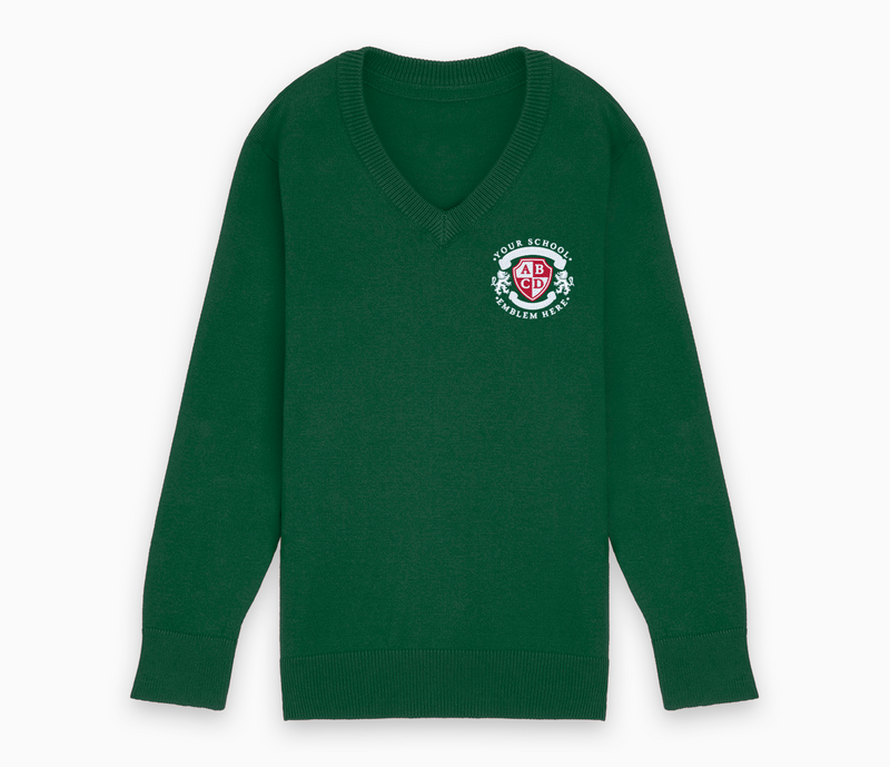 School jumpers with logo hotsell