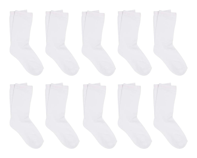 10 Pack Of Ankle Socks - White