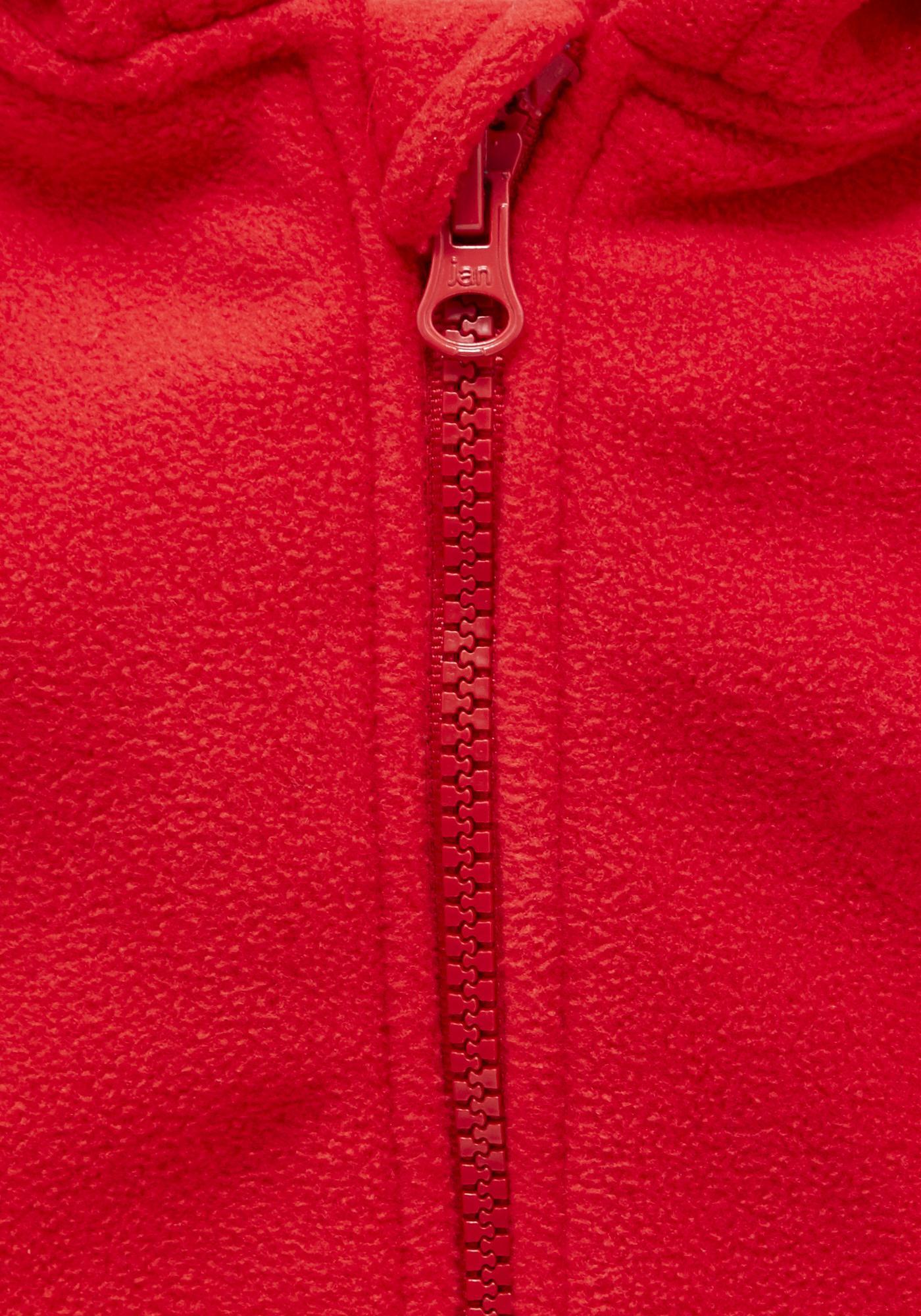 Plain red zipper hoodie 2025