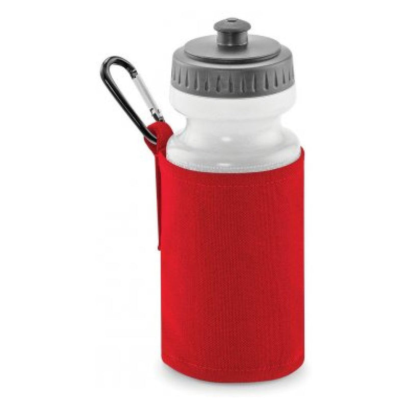 Water Bottle And Holder - Red