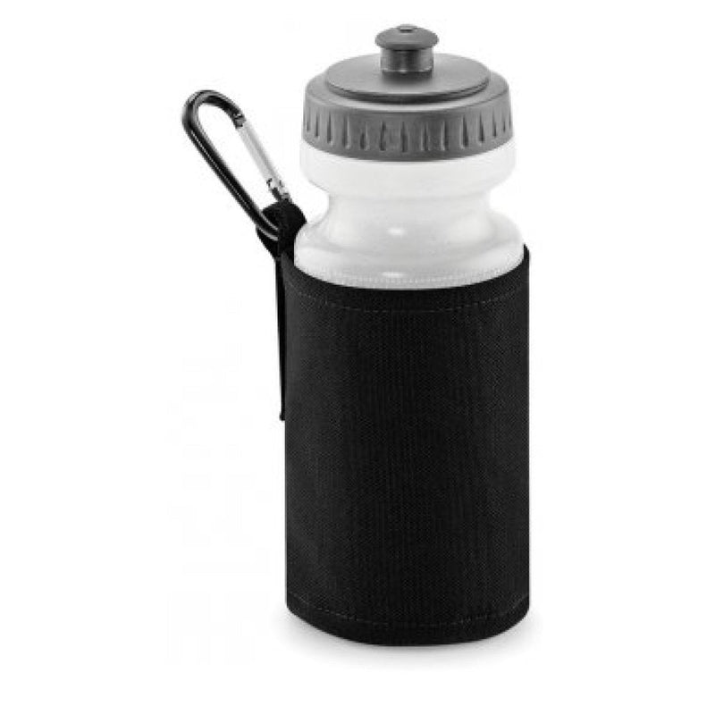 Water Bottle And Holder - Black