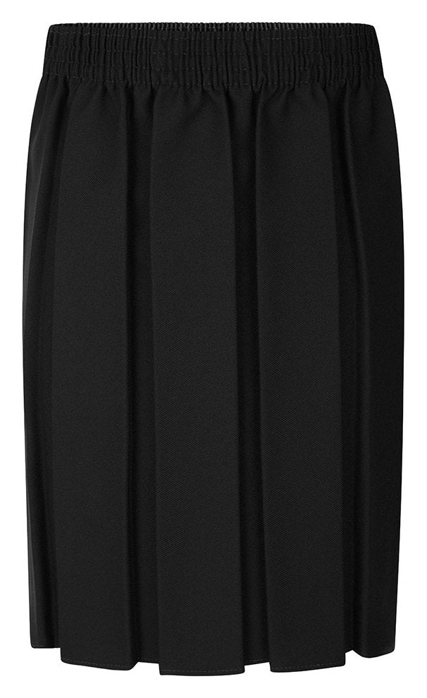 Box Pleat Skirt - Black