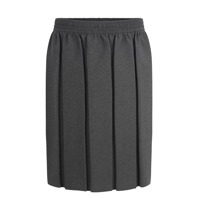 Box Pleat Skirt - Grey