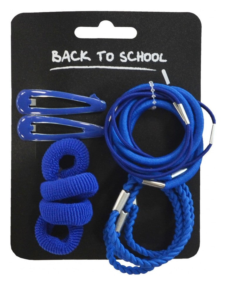 Small School Hair Set Royal Blue