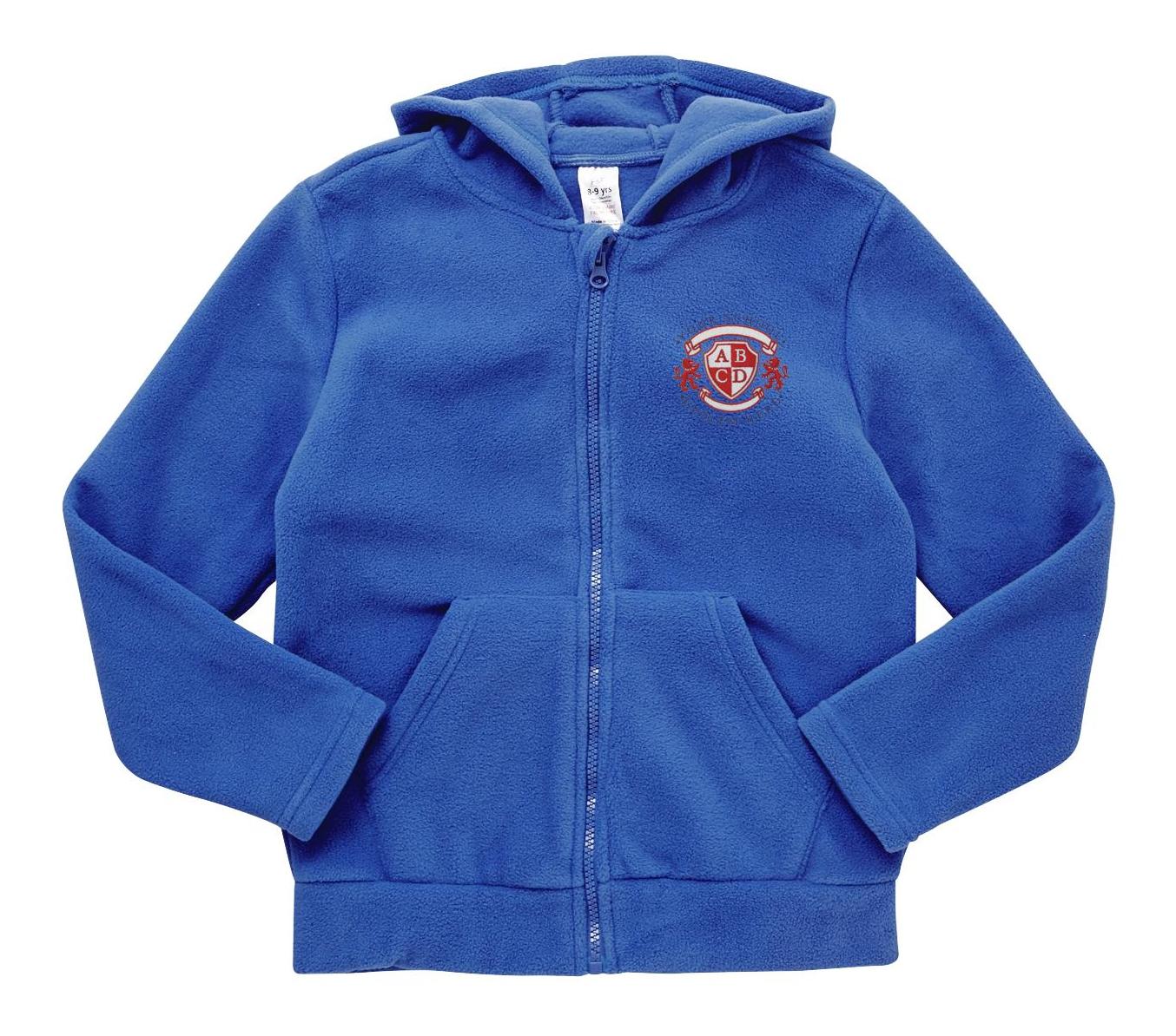 Royal blue shop polo jacket